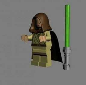 Mô hình 3d nhân vật Lego Qui-gon Jinn Star Wars