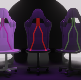 게임 의자 디자인 3d 모델