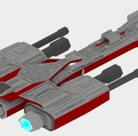 3D model vesmírné lodi Lp Star