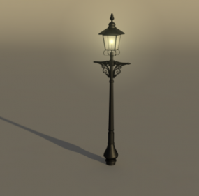 Vintage Lamp Post 3d model