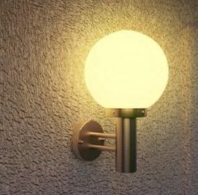 Yellow Light Lamp Bulb 3d model
