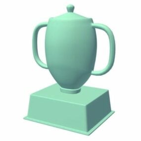 Modello 3d della tazza grande