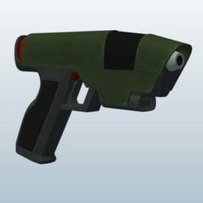 激光手枪枪3d模型