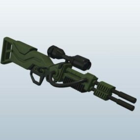 Laser Rifle Gun 3d model
