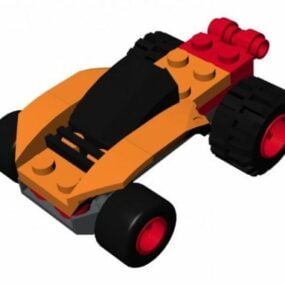 Lego Car Racer Style 3d model