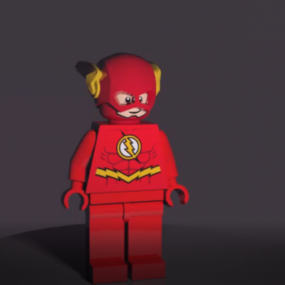 Lego Flash Character 3D-malli