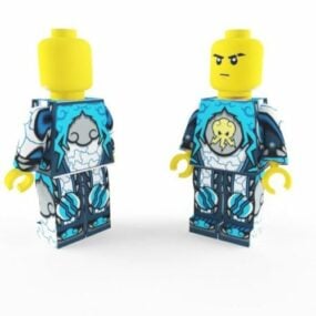 Personnage Lego modèle 3D