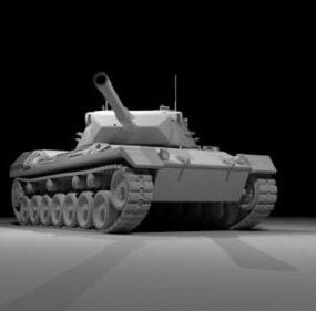 Military Soviet Kv1 Tank 3d model