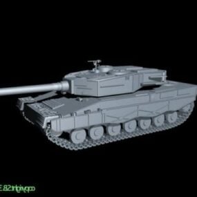 Char allemand Leopard 2 modèle 3D