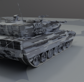 Leopard 2a5dk Tank 3d model