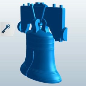 Liberty Bell Utskrivbar 3d-modell
