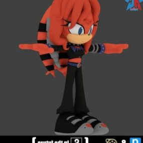 Lienda Character 3d model