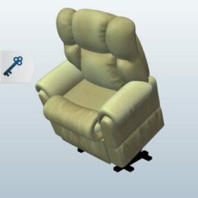 Leather Lift Chair 3d model