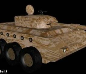 3д модель Концепта лёгкого танка