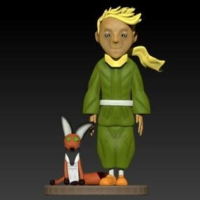 Little Prince Character 3d-modell