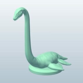 3D-model van het monster van Loch Ness