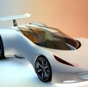 نموذج سيارة لوتس المستقبلية ثلاثي الأبعاد