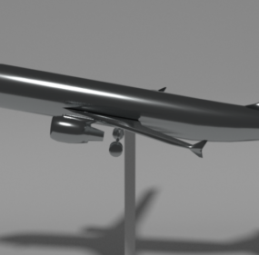 Model 3D samolotu odrzutowego