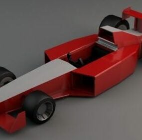 Lowpoly Model 3D samochodu Formuły XNUMX