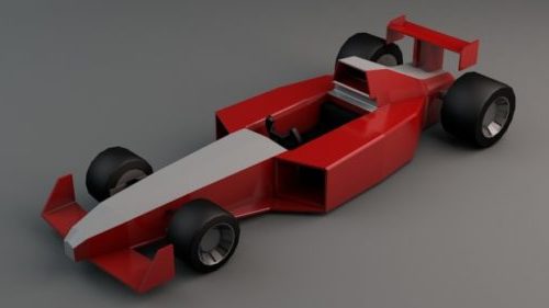 Lowpoly Formula One Car