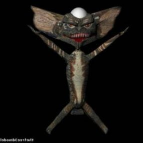 Gremlin Bat Character 3d-model