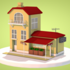 Lowpoly House Toy