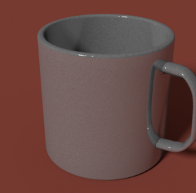 Lowpoly Model 3d mug