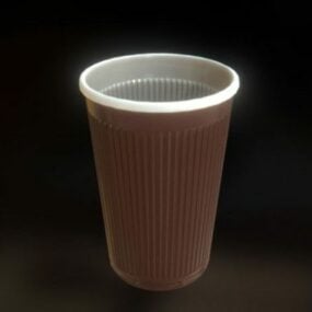 Lowpoly Plastic Cup 3d model