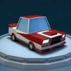 Lowpoly Racing Car For Game