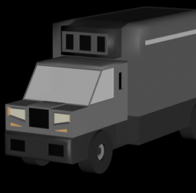 Lowpoly Truck V1 3d model