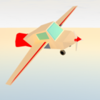 Lowpoly Cartoon Airplane