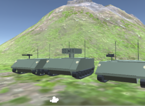 3D-Modell für Infanteriefahrzeugdesign