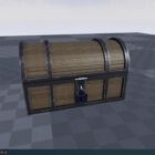 Lowpoly Old Wooden Chest