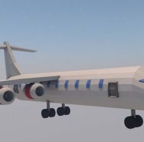 Il76 Cargo Airplane דגם תלת מימד