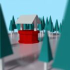 Lowpoly Trees With Dwell
