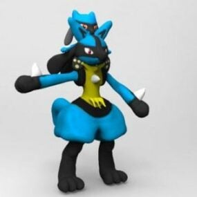 Riolu Brothers Character 3d model
