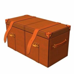דגם תלת מימד של ארגז מזוודות