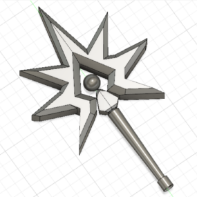 Lux Prop Anime Weapon 3d model
