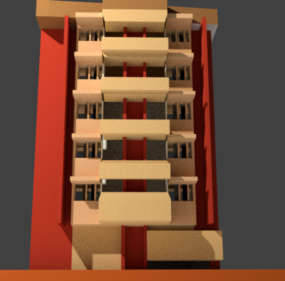 3D model exteriéru budovy