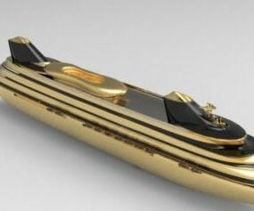 Rychlá plavba lodí ve 3D modelu