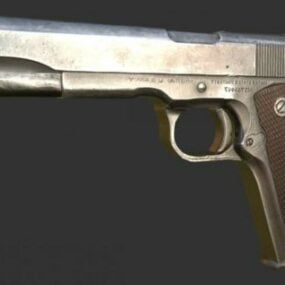 M1911枪3d模型