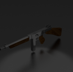 1д модель пистолета Томпсона M1a3