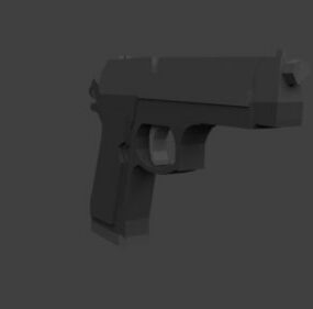 M9a1 pistol Lowpoly 3D-modell