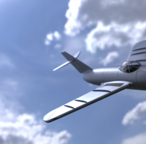 Mig-15 Faggot-vliegtuig 3D-model