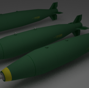 Mk83 Bomb Weapon 3d-model