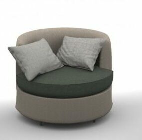 Modern Round Chair 3d model