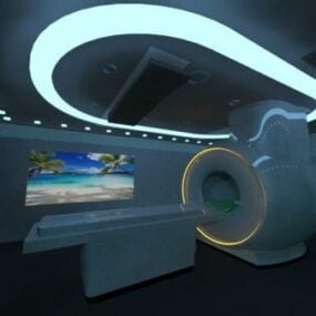 Machine d'IRM d'hôpital V1 modèle 3D