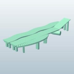 School Building Concept 3d model