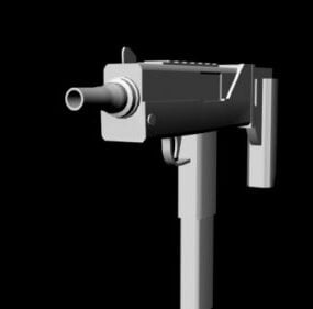 דגם Mac10 Gun 3D
