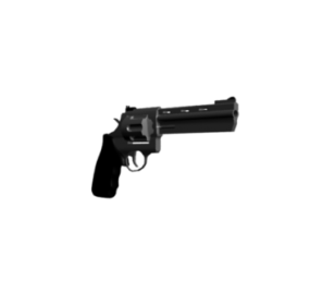 Model 3D broni Magnum Gun